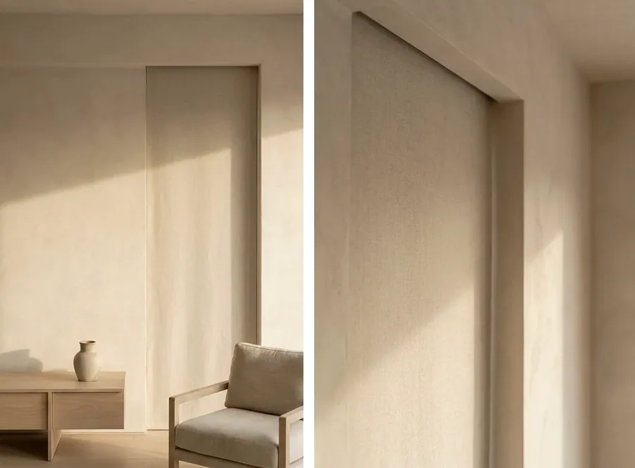 Concealed & recessed blinds fitted in a Welgemoed home